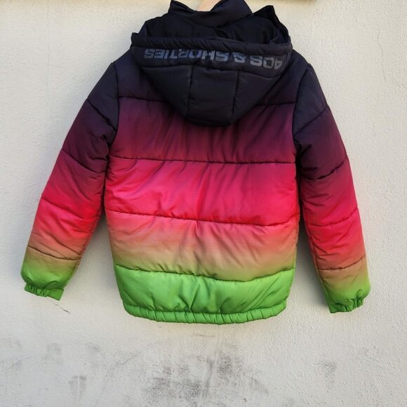 40s and Shorties Sunset Puffer Jacket - Picture 3 of 6